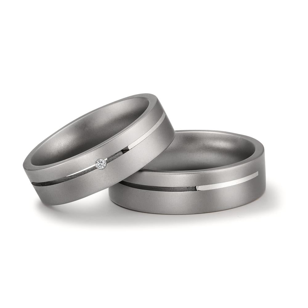 Partnerring Titan, Silber