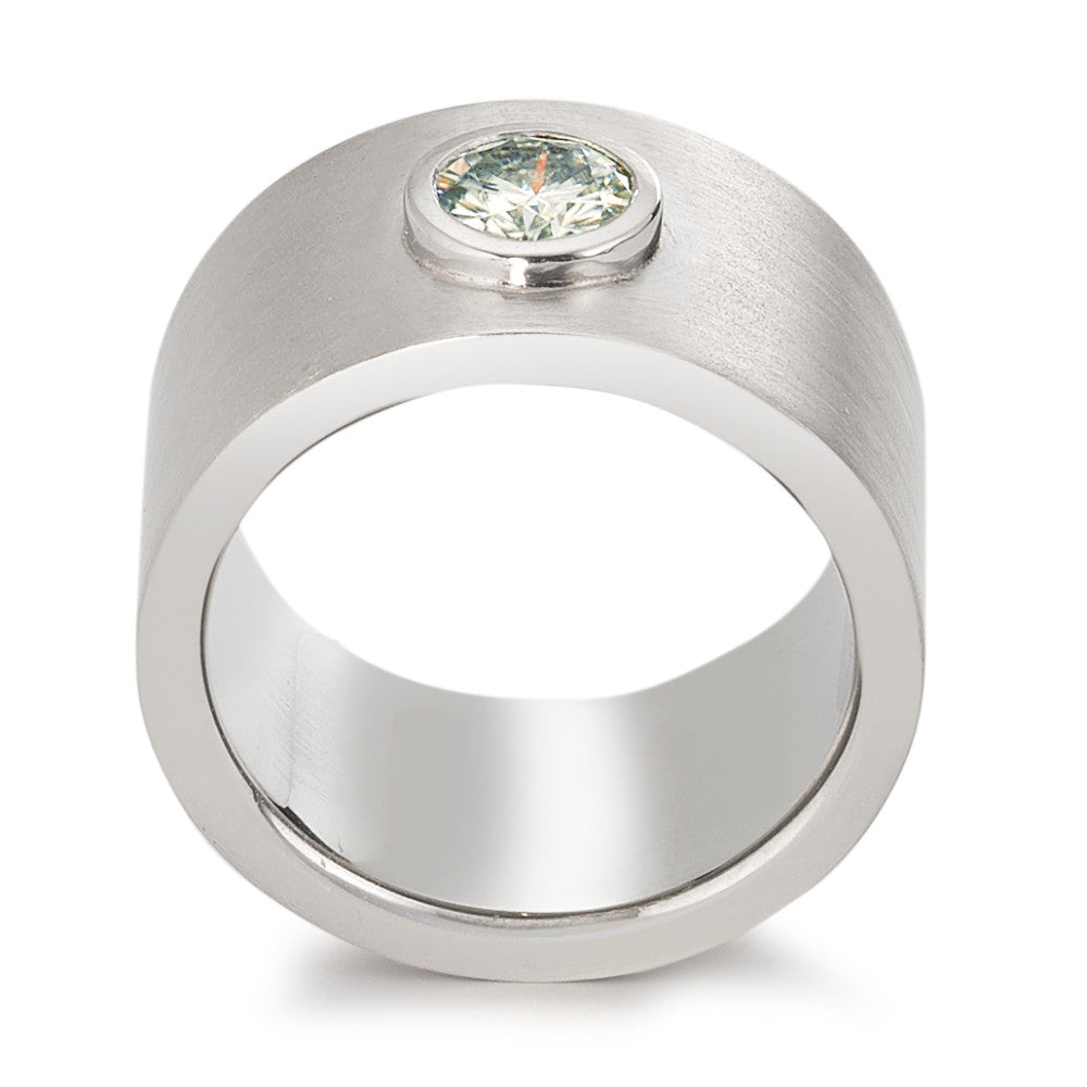 Bague Platine 950 Moissanite