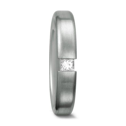 Bague Platine 950 Diamant 0.12 ct, tw-vvsi