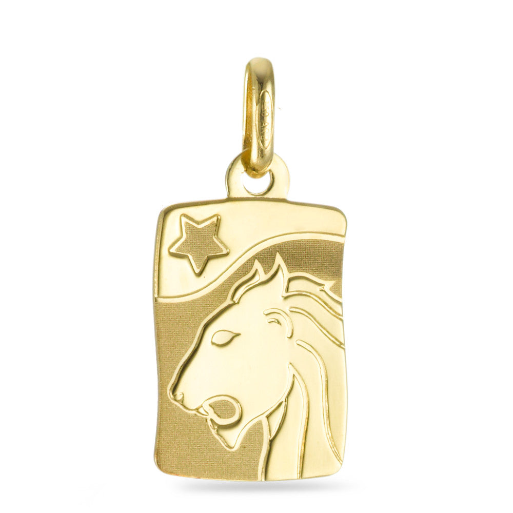 Pendentif Or jaune 18K Signe Astrologique Lion