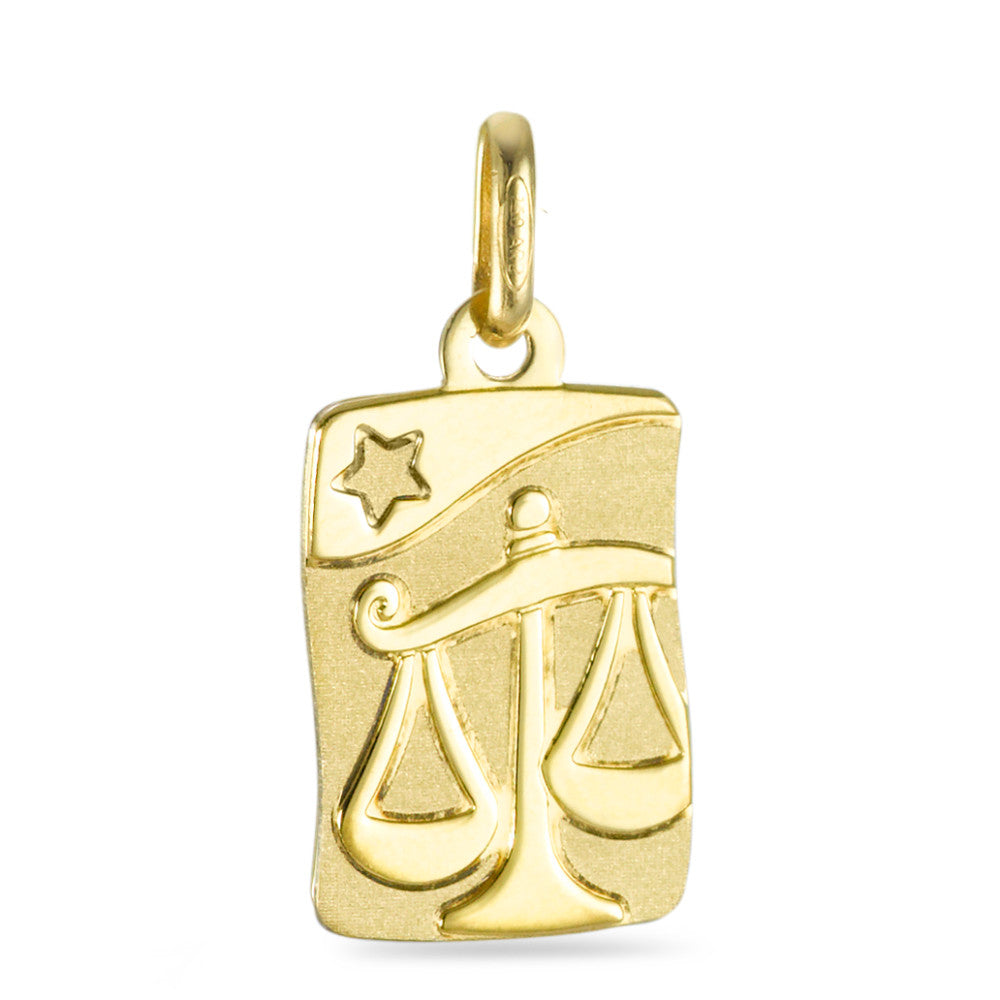 Pendentif Or jaune 18K Signe Astrologique Balance