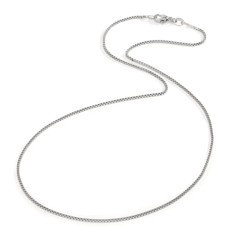 Chaînette Or blanc 18K 38 cm