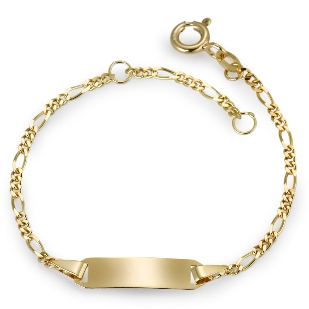 Bracciale con incisione Oro giallo 375/9K 12-14 cm