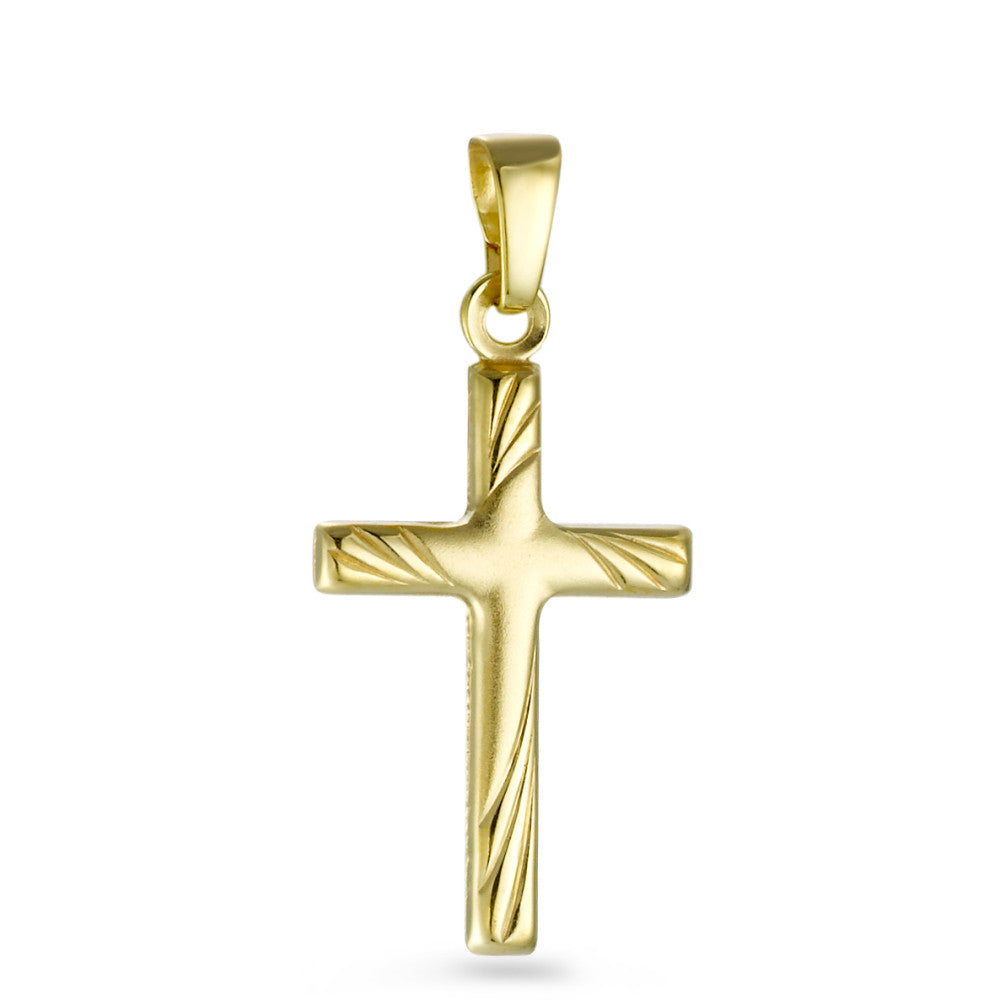 Pendentif Or jaune 18K Croix