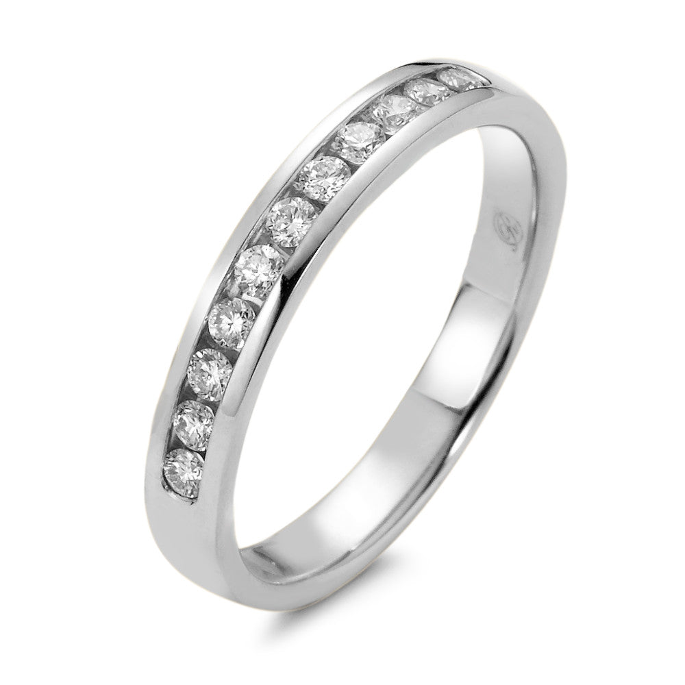 Bague d'éternité Or blanc 18K Diamant 0.25 ct, 11 Pierres, w-si