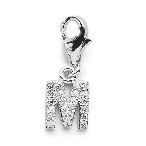 Charms ciondoli Argento Zirconia rodiato