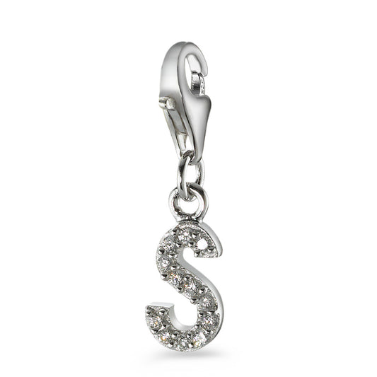 Charms Silber Zirkonia 4 Steine