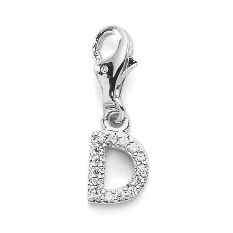 Charms Argent Zircone 3 Pierres