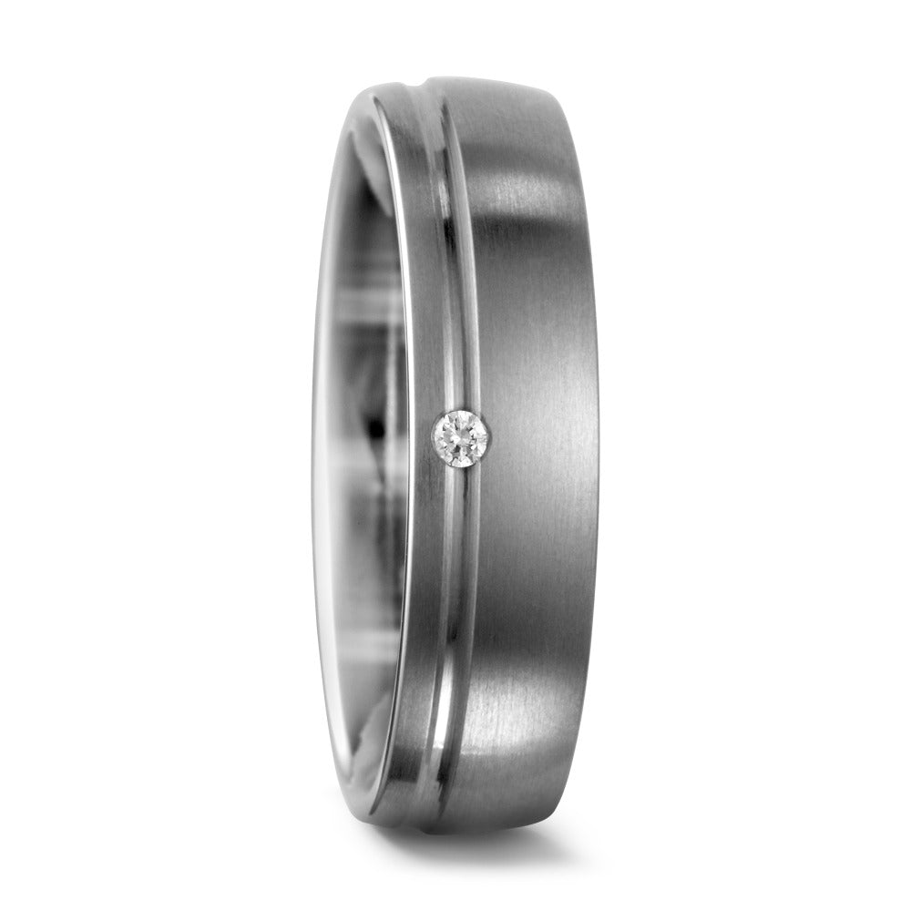 Partnerring Titan Diamant 0.02 ct, w-si