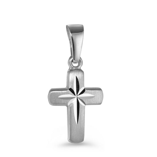 Pendentif Or blanc 18K Croix