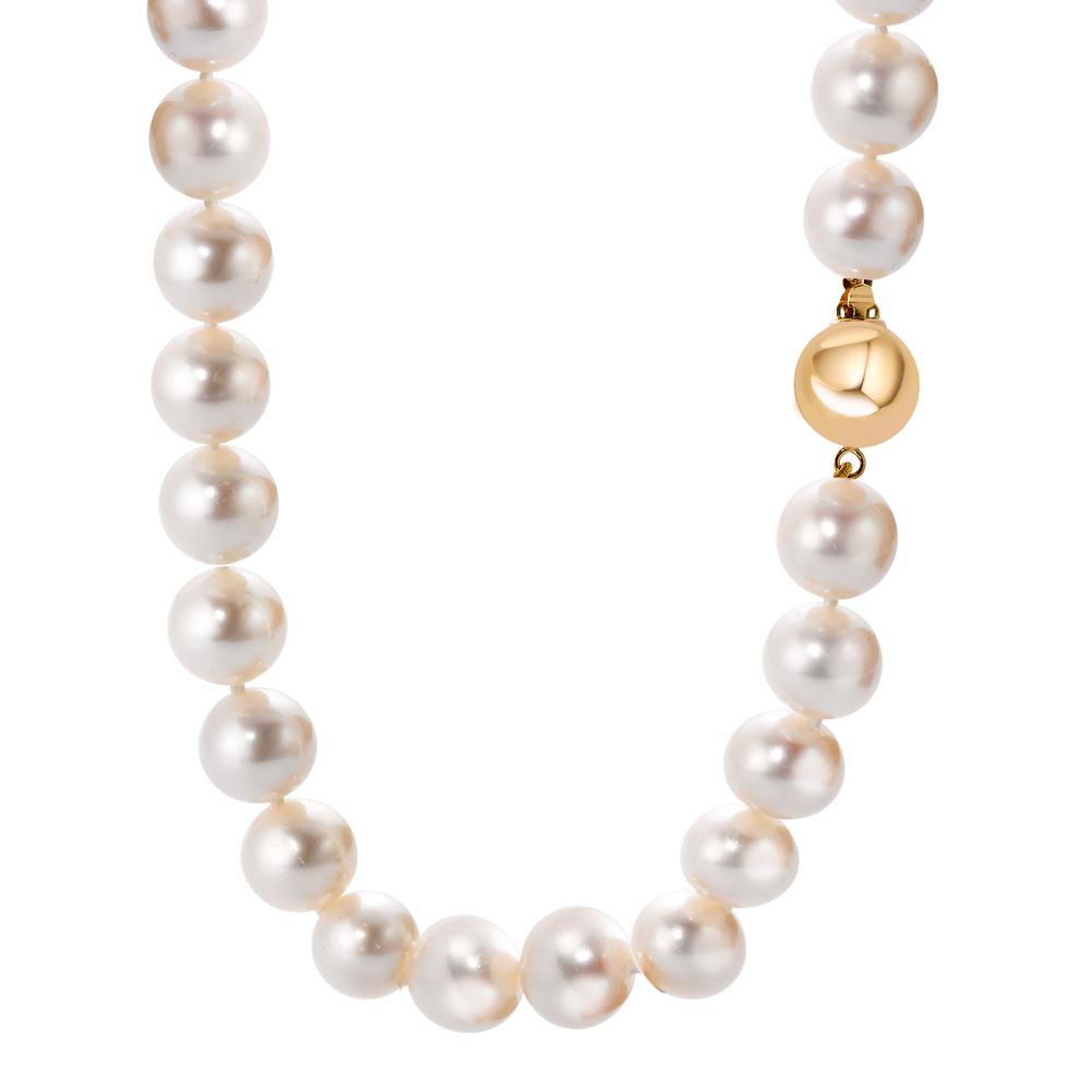 Collier Or jaune 18K perle d'eau douce 45 cm