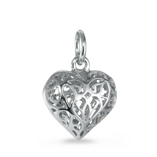 Pendentif Argent Rhodié Coeur