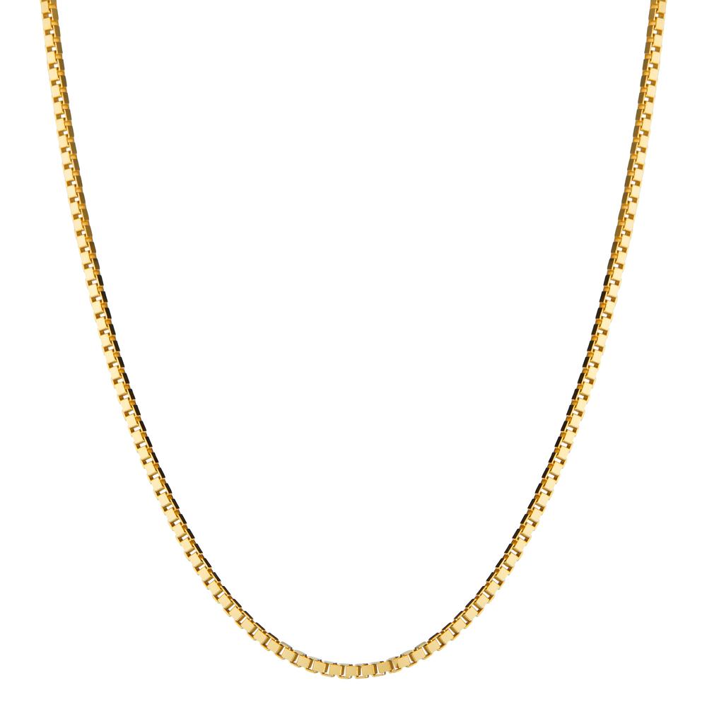 Venezianer diamantiert-Halskette 750/18 K Gelbgold  42 cm