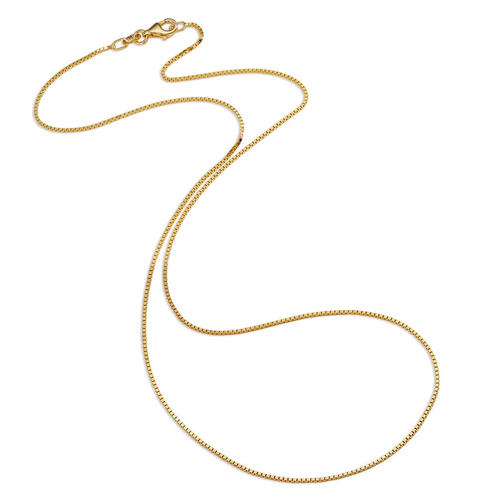 Venezianer diamantiert-Halskette 750/18 K Gelbgold  42 cm