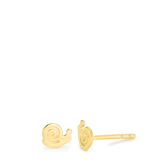 Clous d'oreilles Or jaune 9K Escargot