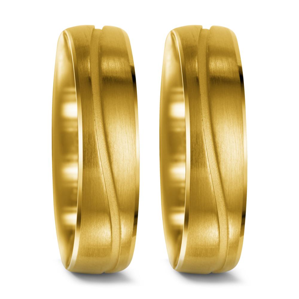 Partnerring 750/18 K Gelbgold