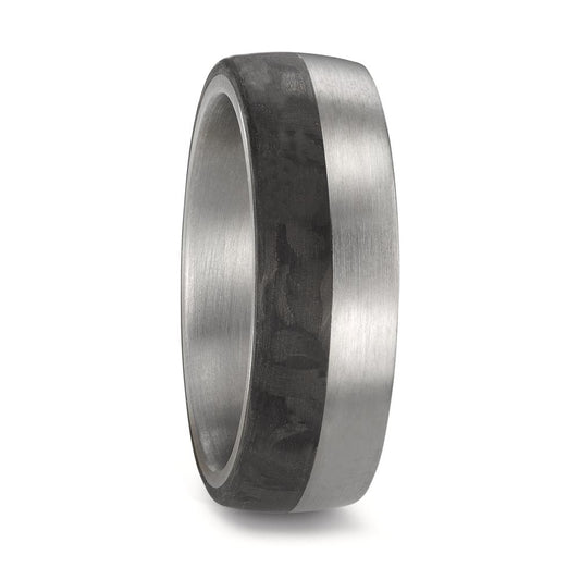 Partnerring Edelstahl, Carbon