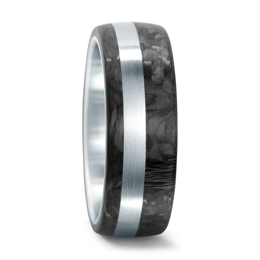 Partnerring Edelstahl, Carbon