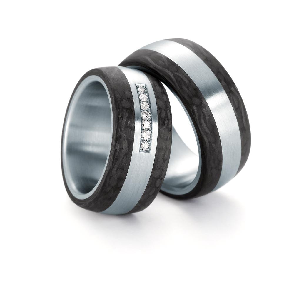 Bague Acier inoxydable, Carbone