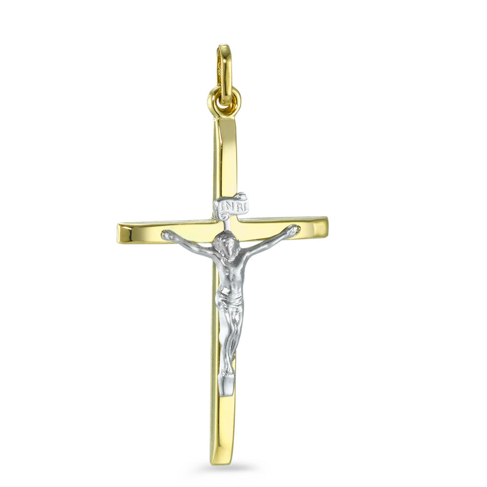 Pendentif Or jaune 18K Croix