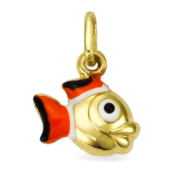 Pendentif Or jaune 9K Poisson