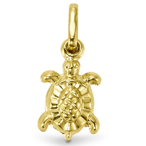 Pendentif Or jaune 9K Tortue