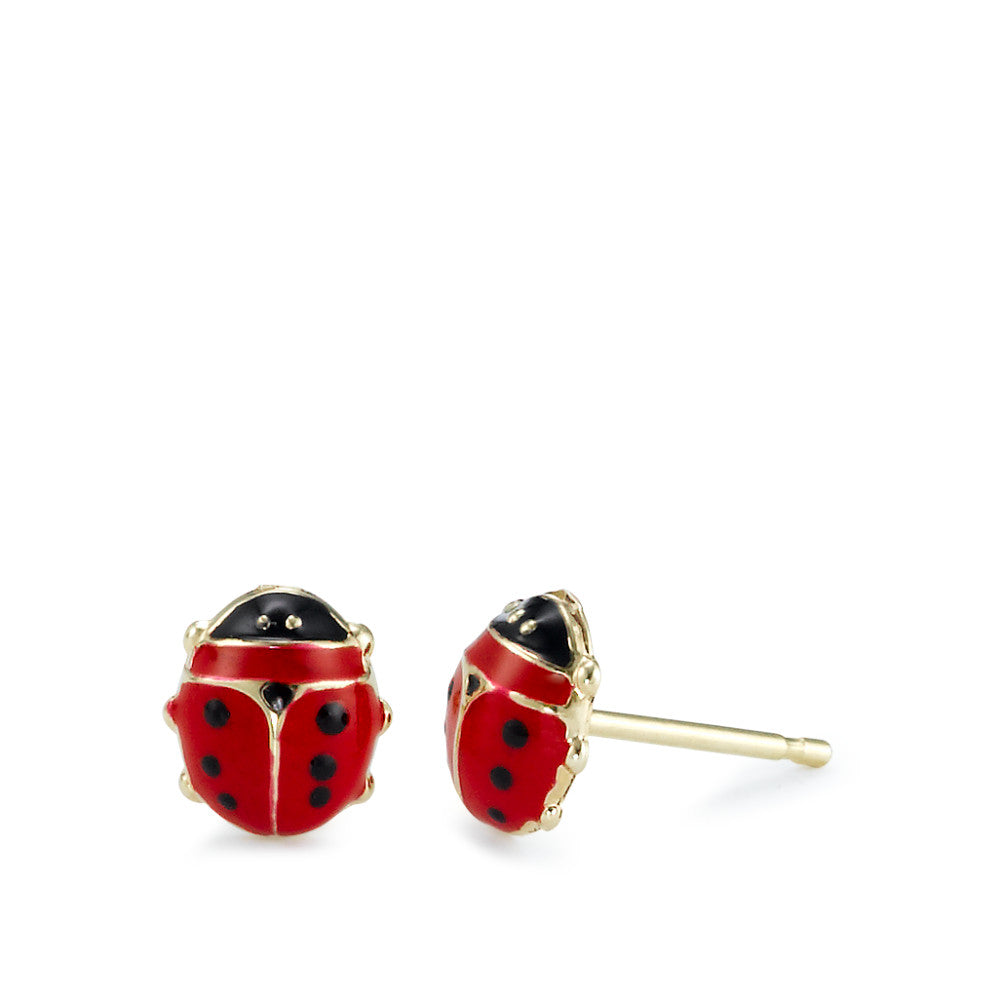 Clous d'oreilles Or jaune 9K Coccinelle