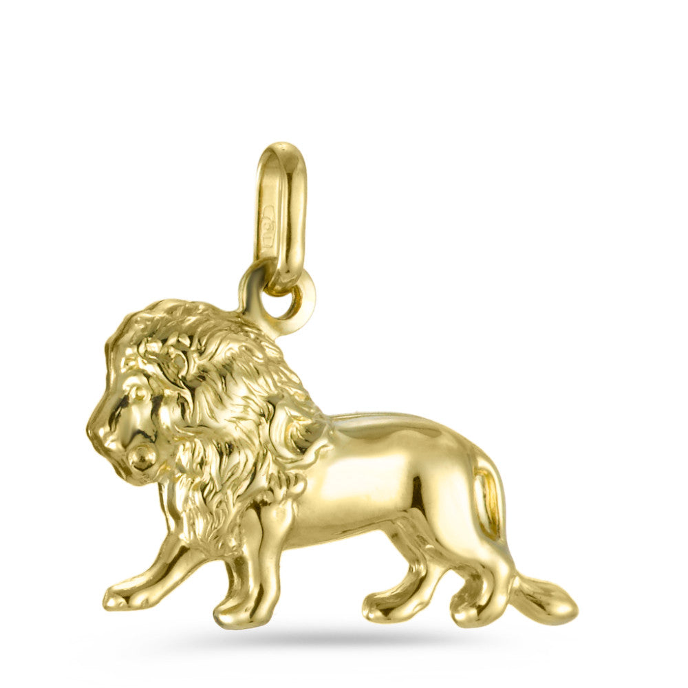 Pendentif Or jaune 18K Lion