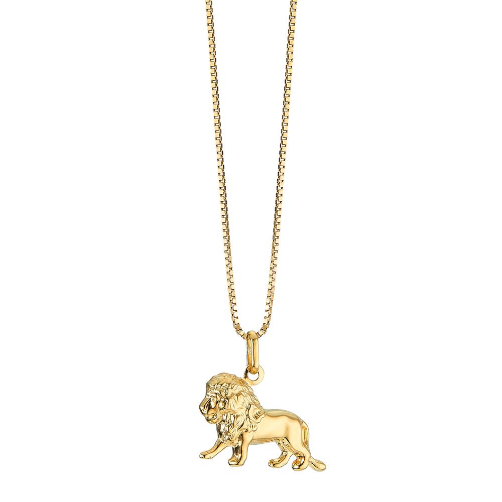 Pendentif Or jaune 18K Lion