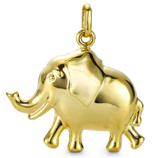 Pendentif Or jaune 18K Éléphant