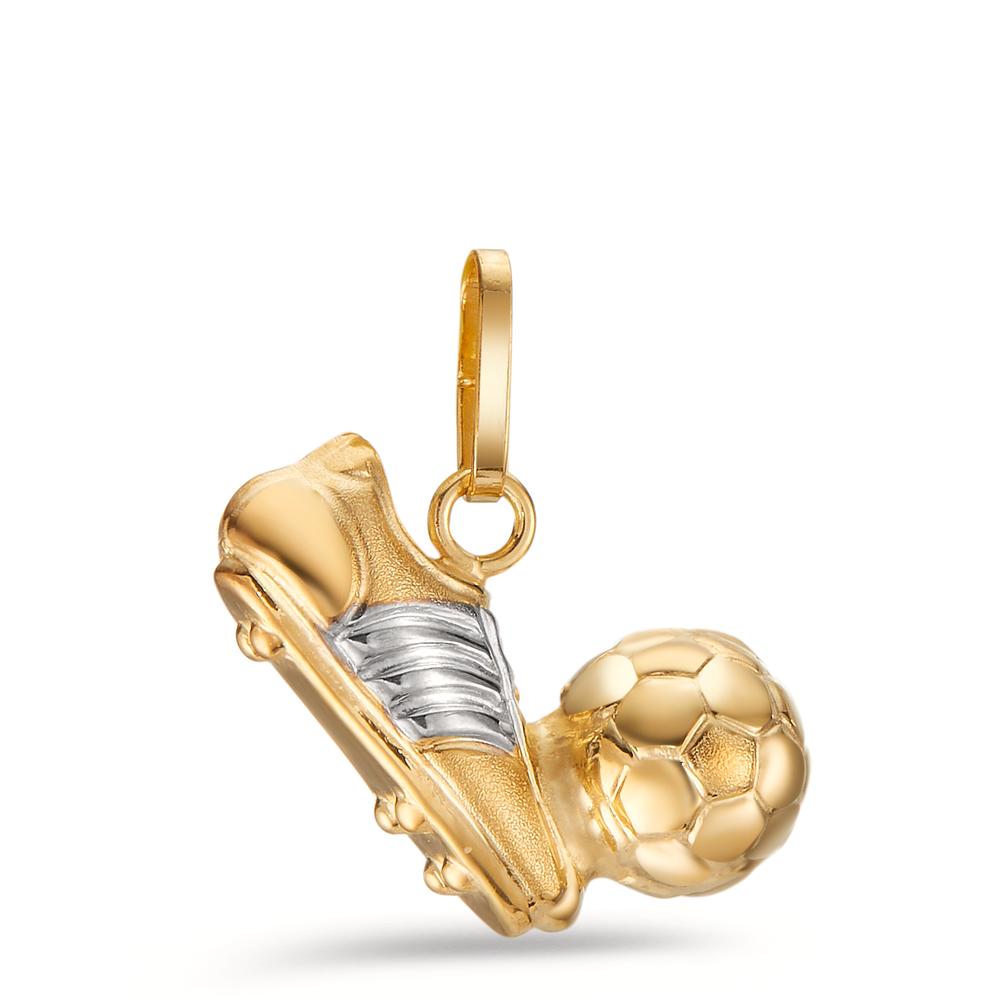 Pendentif Or jaune 9K Football Ø6 mm