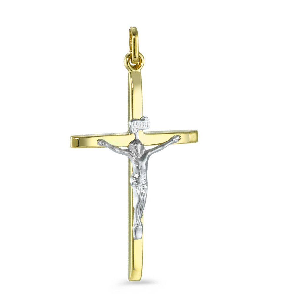 Pendentif Or jaune 9K Croix