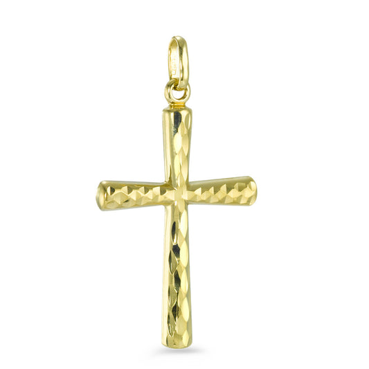 Pendentif Or jaune 9K Croix