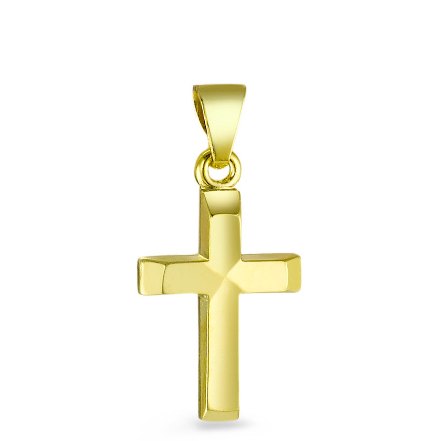 Pendentif Or jaune 9K Croix