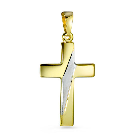 Pendentif Or jaune 9K Croix