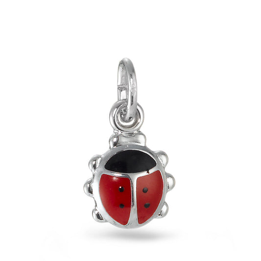 Pendentif Argent Rhodié Coccinelle