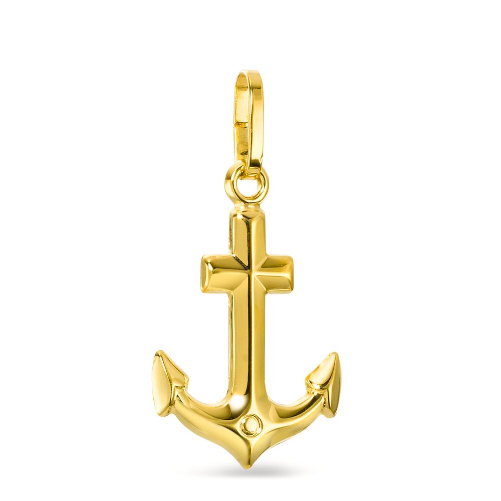 Pendentif Or jaune 18K Ancre