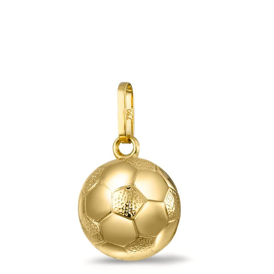 Pendentif Or jaune 18K Football Ø10 mm