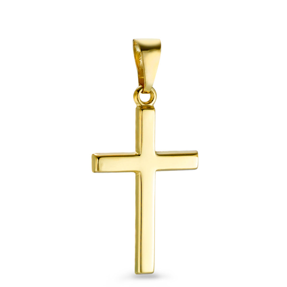 Pendentif Or jaune 18K Croix