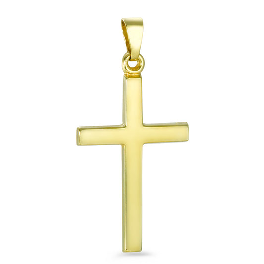 Anhänger 750/18 K Gelbgold Kreuz