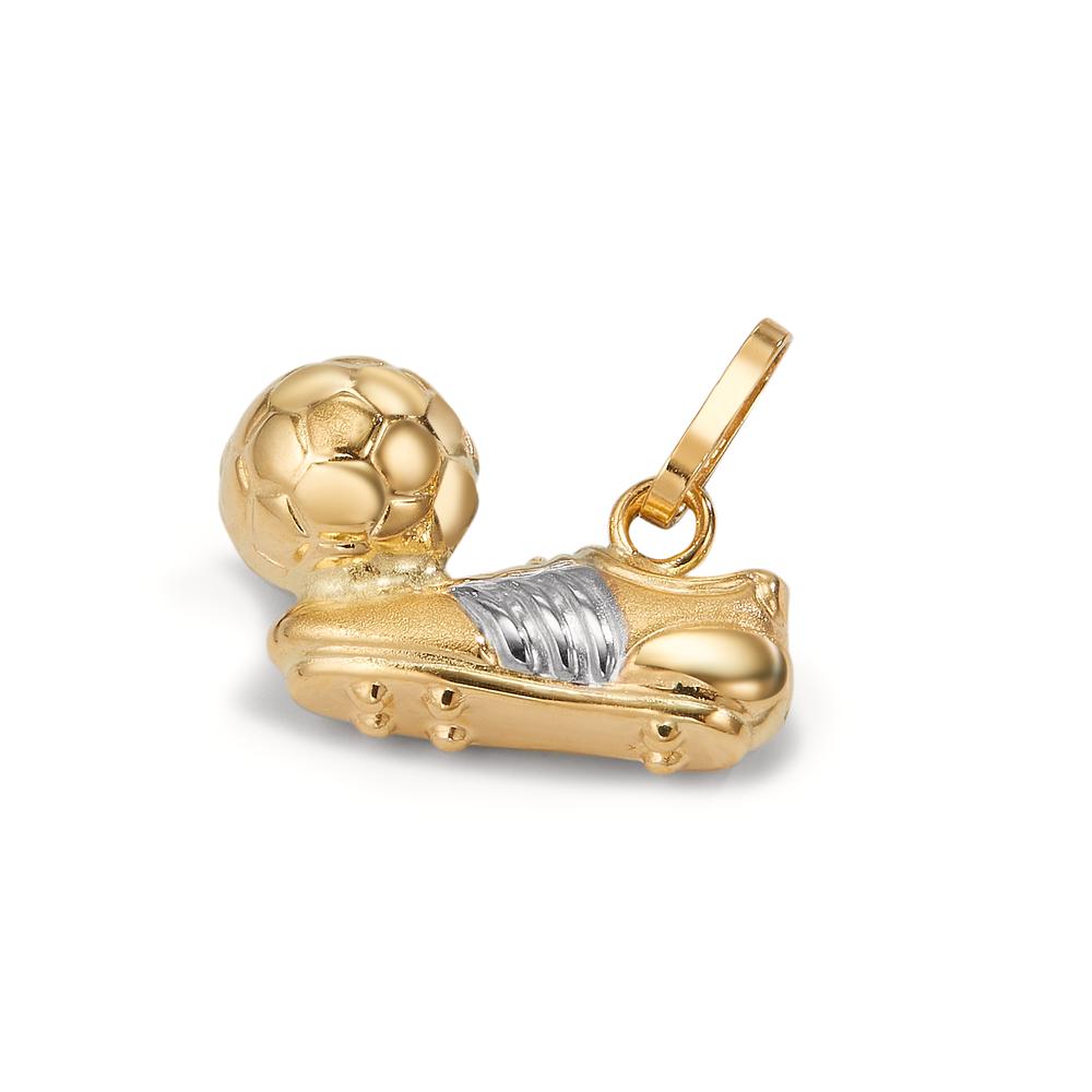 Pendentif Or jaune 18K Bicolore Football