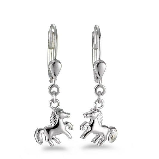 Pendant d'oreilles Argent Cheval