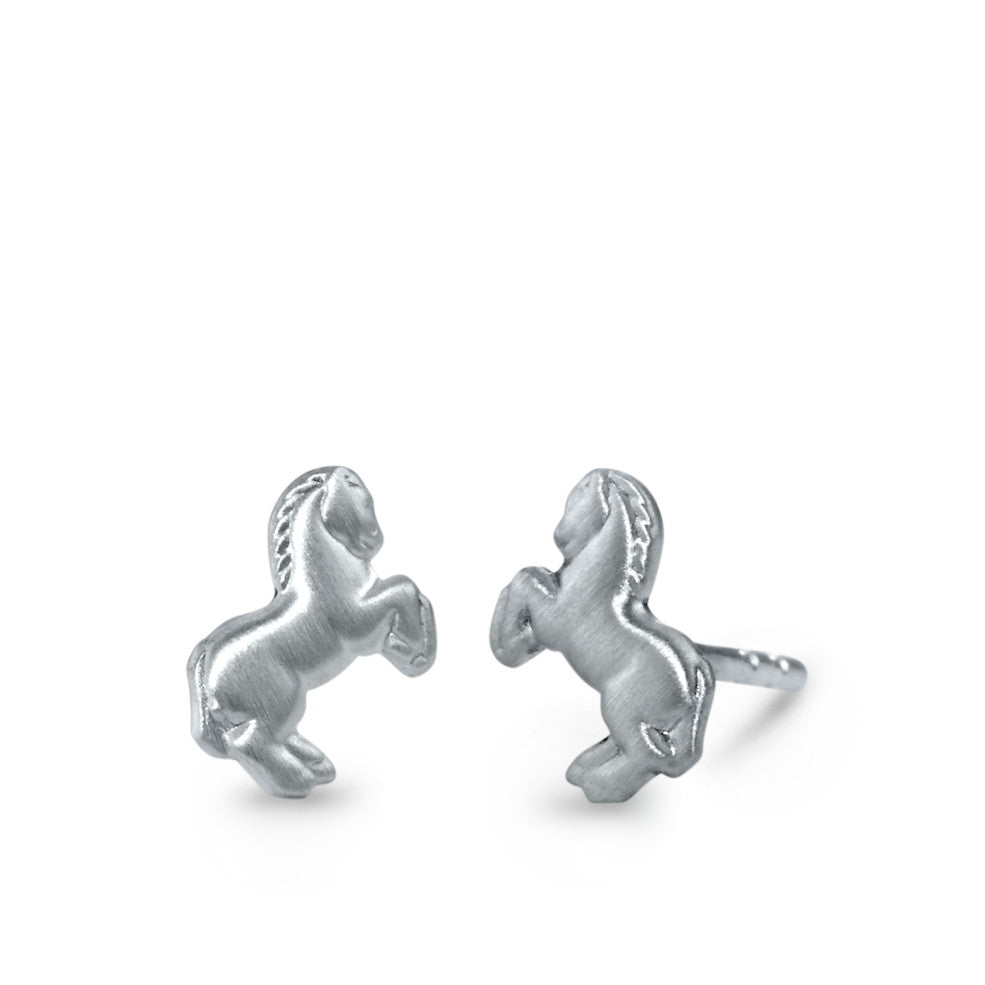 Clous d'oreilles Argent Cheval