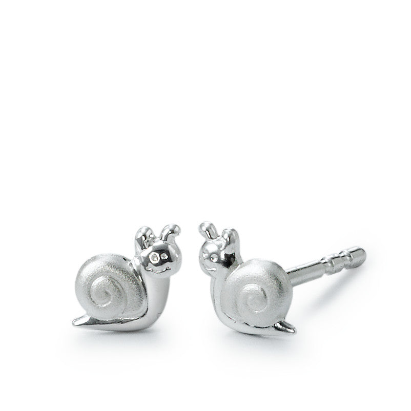 Clous d'oreilles Argent Escargot