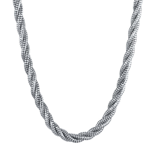 Collier Argent Rhodié 42 cm Ø4 mm