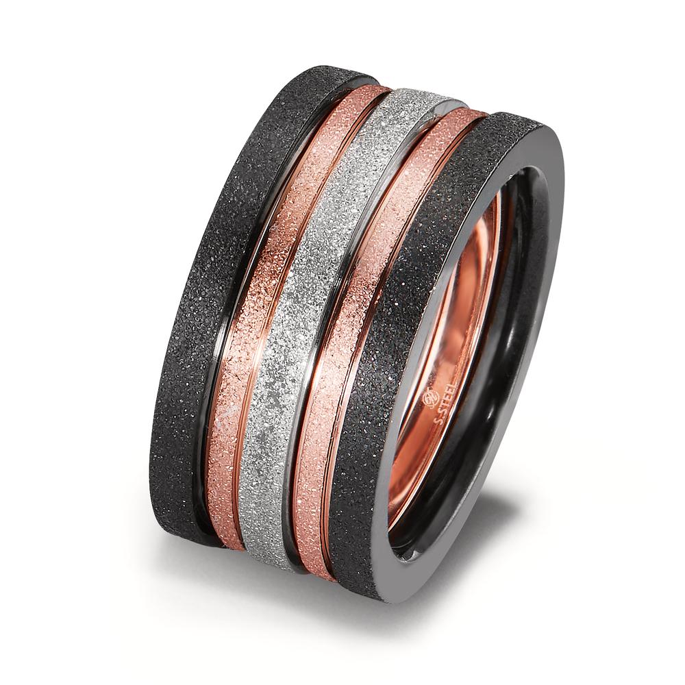 Bague à superposer Acier inoxydable rosé PVD