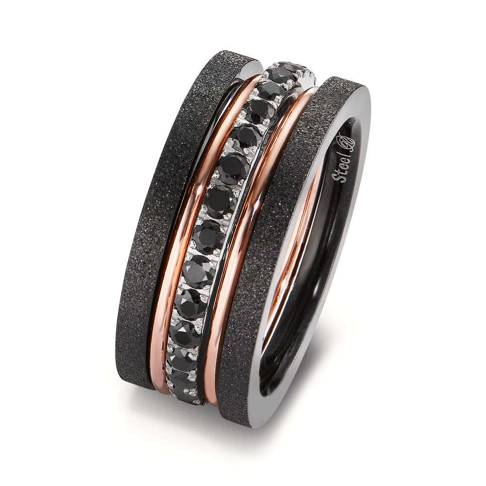 Bague à superposer Acier inoxydable rosé PVD