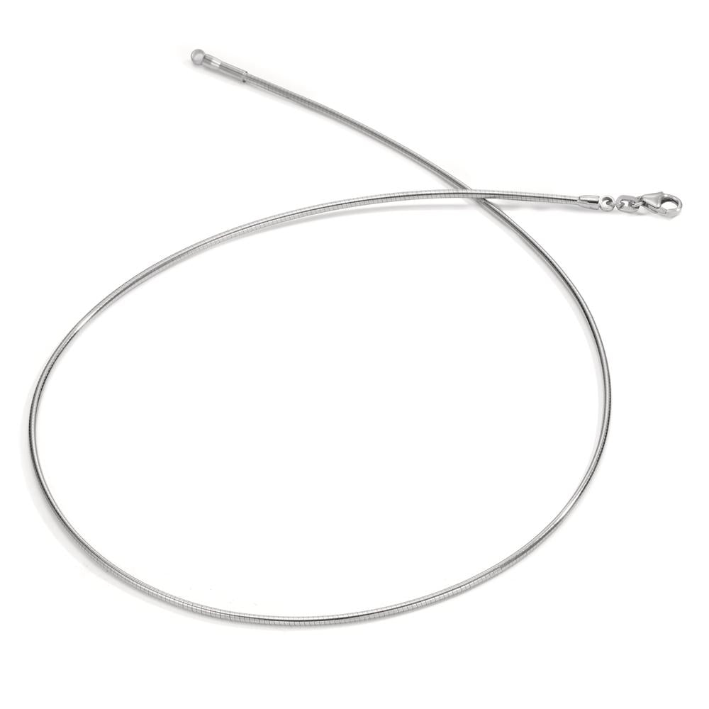 Collana Argento rodiato 42 cm Ø1.5 mm