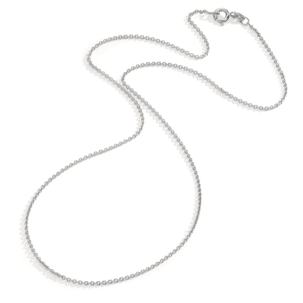 Chaînette Or blanc 14K 42 cm Ø0.8 mm