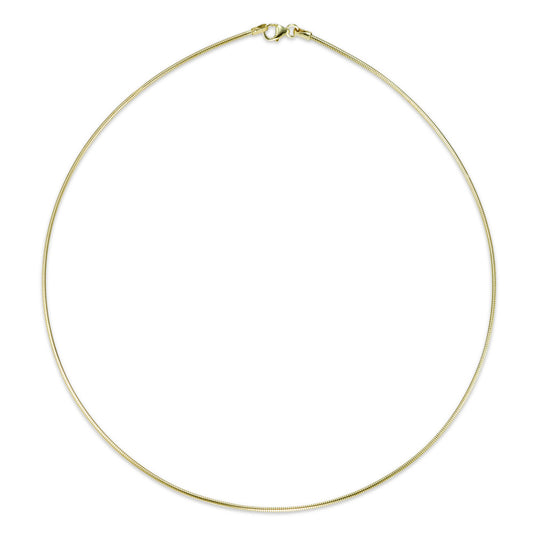 Collier Or jaune 14K 45 cm Ø1.5 mm